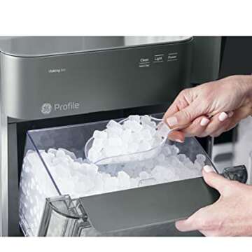 GE Profile Nugget Ice Maker - Stainless Steel Excellence