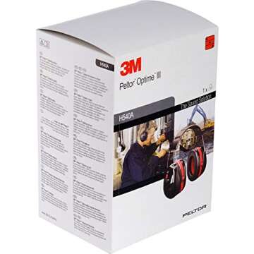 3M Peltor Optime III Earmuffs for Exceptional Noise Reduction