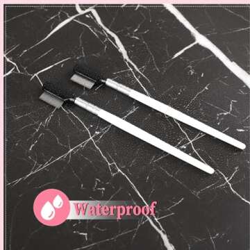 Metal Eyelash Comb, Professional Eyelash Separator Tool Eye Lash Grooming Comb Eyelash Curler Definer Mascara Applicator with Stainless Steel Teeth Eyebrow Makeup Cosmetic Tool for Women Girls