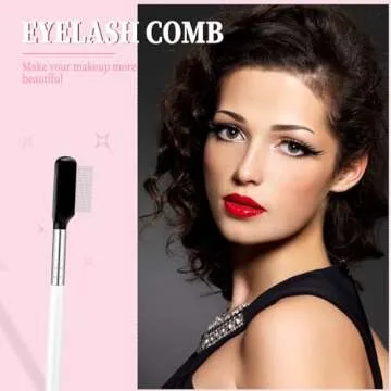 Metal Eyelash Comb Professional Eyelash Separator Tool
