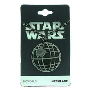 STAR WARS Death Star Necklace Jewelry - Perfect Gift