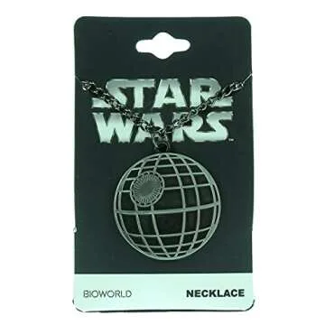 STAR WARS Death Star Necklace Jewelry - Perfect Gift