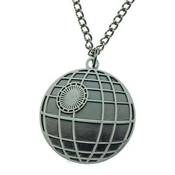STAR WARS Death Star Necklace Jewelry - Perfect Gift