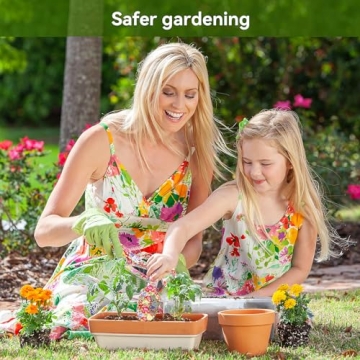 FLORA GUARD 3 Piece Aluminum Garden Tool Set in Red