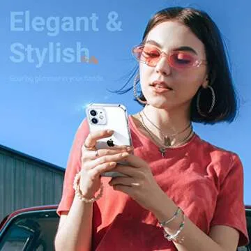 TORRAS Clear Silicone Case for iPhone 12 Mini - Slim & Durable