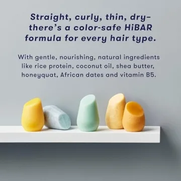 HiBAR Moisturize Shampoo & Conditioner Set for Frizzy Hair