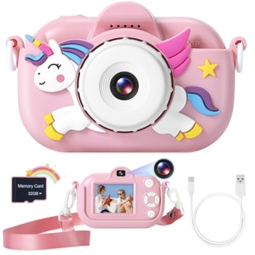 ZUODUN Kids Camera Toys for Girls (3-8 Years) - Fun & Educational