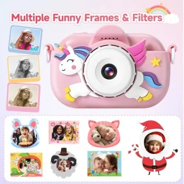 ZUODUN Kids Camera for Girls Age 3-8 - Creative Fun