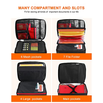 Noiposi Fireproof Document Organizer for Essential Storage