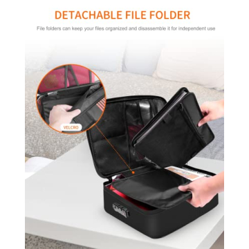 Noiposi Fireproof Document Organizer for Essential Storage