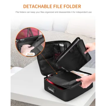 Noiposi Fireproof Document Organizer for Essential Storage