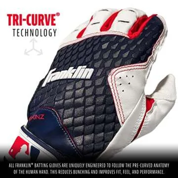 Franklin Sports Youth Batting Gloves - Comfort & Grip