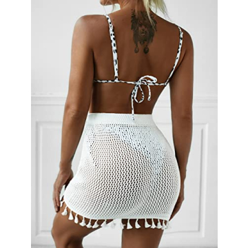 ZAFUL Women's Crochet Beach Cover-Up - Lightweight & Stylish