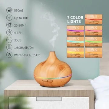 HLS Aroma Diffuser with 10 Essential Oils for Home