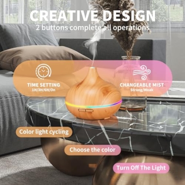 HLS Aroma Diffuser with 10 Essential Oils for Home