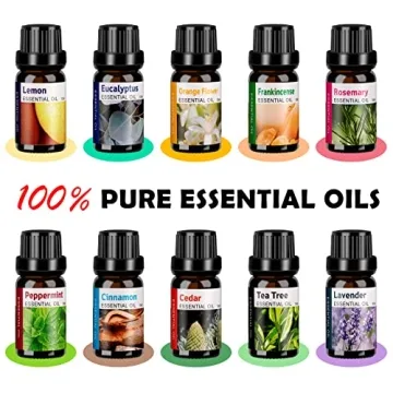 HLS Aroma Diffuser with 10 Essential Oils for Home