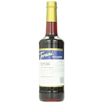 Torani Blackberry Syrup, 750 ml