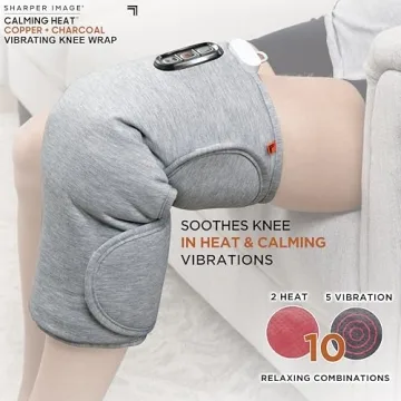 Calming Heat Knee Wrap with Vibrations for Pain Relief