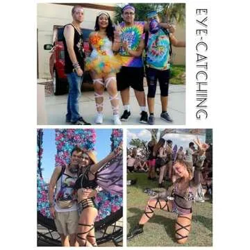 Ella Lust Rave Leg Wraps - Stylish Festival Accessories