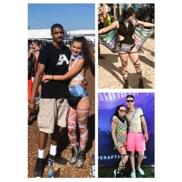 Ella Lust Rave Leg Wraps - Stylish Festival Accessories