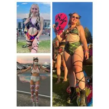 Ella Lust Rave Leg Wraps - Stylish Festival Accessories