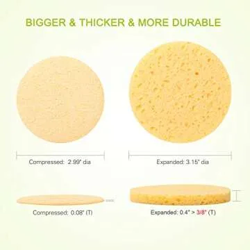 Natural Facial Sponges for Deep Cleaning and Exfoliation