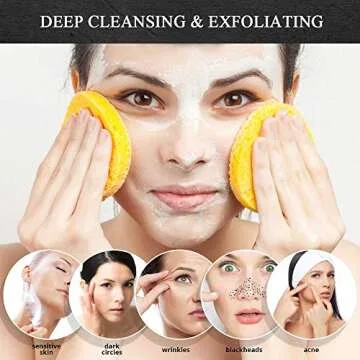 Natural Facial Sponges for Deep Cleaning and Exfoliation