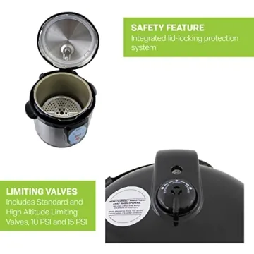 CAREY DPC-9SS Smart Electric Canner - Easy, Versatile, Safe