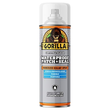 Gorilla Waterproof Patch & Seal Rubberized Sealant Spray for Reliable Protection