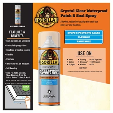 Gorilla Waterproof Patch & Seal Rubberized Sealant Spray - 14oz