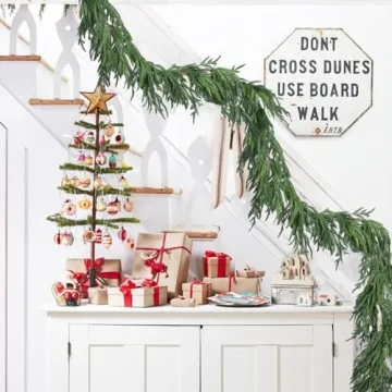 DearHouse Norfolk Pine Garland for Festive Decor