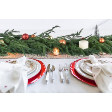 DearHouse Norfolk Pine Garland for Festive Decor