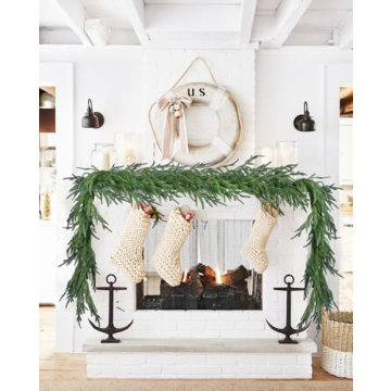 DearHouse Norfolk Pine Garland for Festive Decor