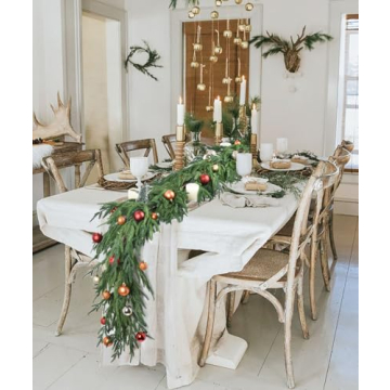 DearHouse Norfolk Pine Garland for Festive Decor