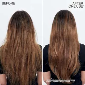 REDKEN Bonding Shampoo for Damaged Hair Repair, Intense Conditioning, Protects Color-Treated Hair, Sulfate-Free, For All Hair Types, Acidic Bonding Concentrate, 1000 ml