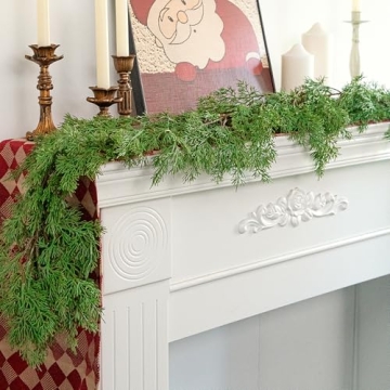 Shop 6 Ft Christmas Norfolk Pine Garland for Holiday Decor