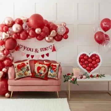 Valentine's Day Pillow Covers Set of 4 - Cute Home Decor