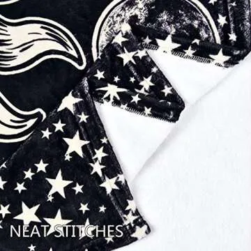 Halloween Blanket - Skull Skeleton Cozy Throw for Fall