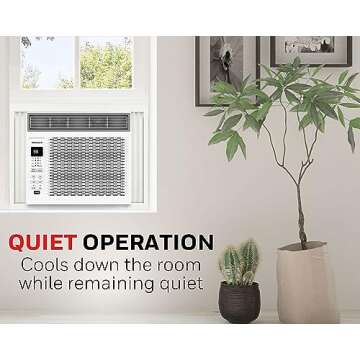 Honeywell 6,000 BTU Digital Window Air Conditioner - Compact Cooling with Remote Control