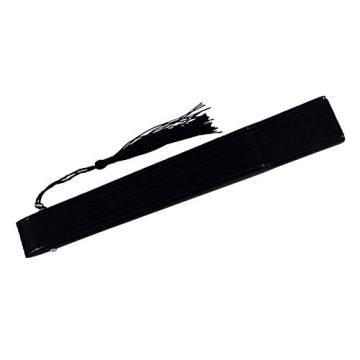 Amajiji Elegant Bamboo Silk Folding Fan for Women