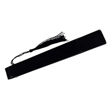 Amajiji Elegant Bamboo Silk Folding Fan for Women