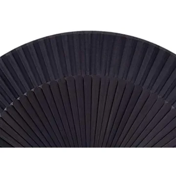 Amajiji Elegant Bamboo Silk Folding Fan for Women