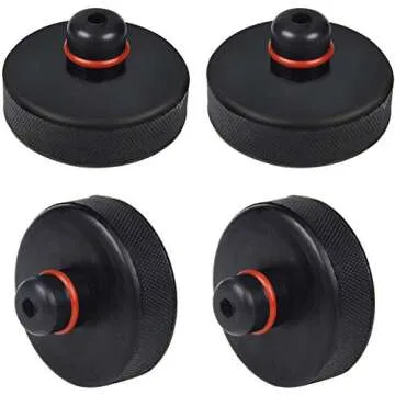 Newace Specific Jack Pad Compatible with Tesla Model 3,Y, 4 Packs with Storage Bag Lift Adapter Puck, Protect Battery,Paint & Chassis