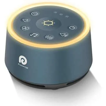 Dreamegg D1 Sound Machine - White Noise Machine with Baby Night Light for Sleeping, High Fidelity Sounds, Timer & Memory Feature, Sound Machine for Baby Adults, Home, Office, Travel (Navy Blue)