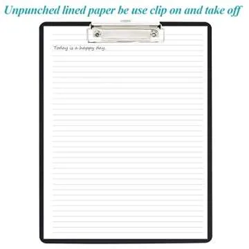 ZGMJ 100 Sheets 8.5x11 Lined Paper - High Quality & Versatile