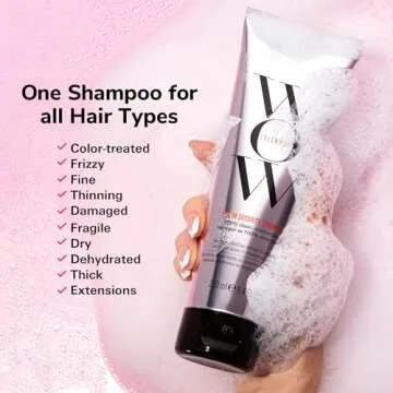 COLOR WOW Color Security Shampoo, 2.5 fl oz – Sulfate Free & Residue-Free Formula, Healthy Looking Hair & Scalp, Paraben Free Salon Quality