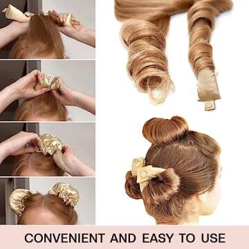 BLINKEEN Satin Heatless Hair Curlers for All Hair Types
