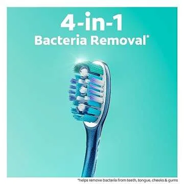 Colgate 360 Whole Mouth Clean Toothbrush, Adult Soft Toothbrushes, 5 Pack, Multicolored