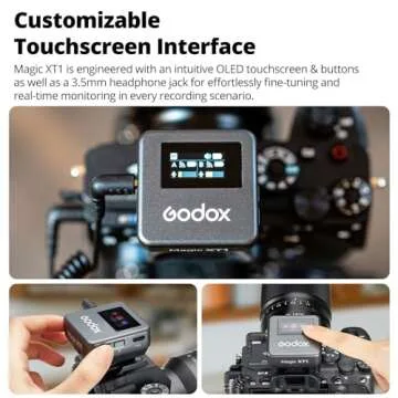 GODOX Magic XT1 Wireless Lavalier Microphone with 200M Range