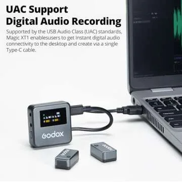 GODOX Magic XT1 Wireless Lavalier Microphone with 200M Range